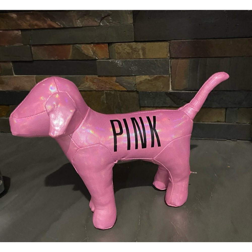 Victoria Secret Limited Edition Metallic Shiny Pink Dog